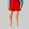 Fleece-Shorts mit verstellbarem Bund Fleece-Shorts mit verstellbarem Bund