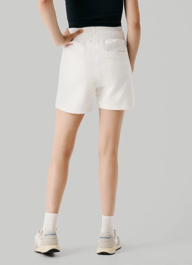 Fleece-Shorts mit verstellbarem Bund Fleece-Shorts mit verstellbarem Bund
