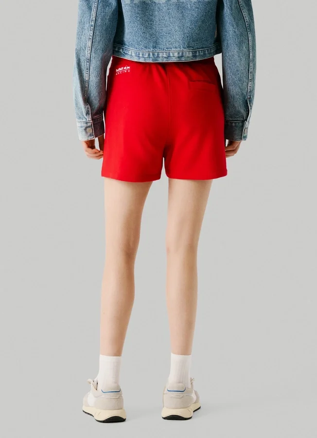 Fleece-Shorts mit verstellbarem Bund Fleece-Shorts mit verstellbarem Bund
