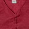Fließende Bluse mit Ajour-Details