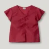 Fließende Bluse mit Ajour-Details