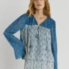 Fließende Bluse mit Blumenprint Fließende Bluse mit Blumenprint