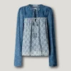 Fließende Bluse mit Blumenprint Fließende Bluse mit Blumenprint