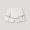 Fließende Shorts mit Stickdetails Fließende Shorts mit Stickdetails