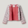 Gepolsterte Jacke mit Blumenprint