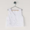Gepolsterte Weste mit Ajour-Details