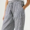 Gerade gestreifte Hose Gerade gestreifte Hose