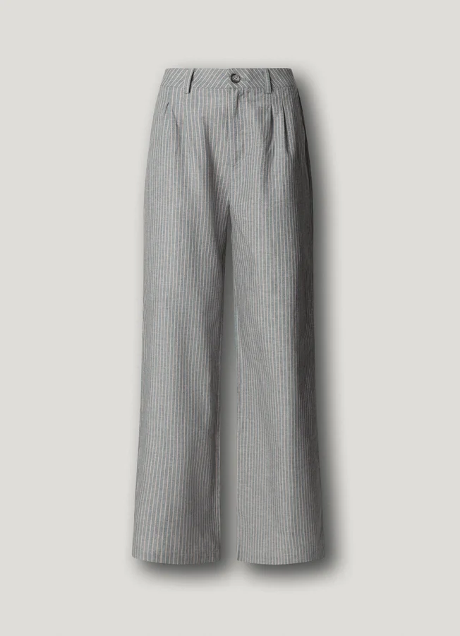 Gerade gestreifte Hose Gerade gestreifte Hose