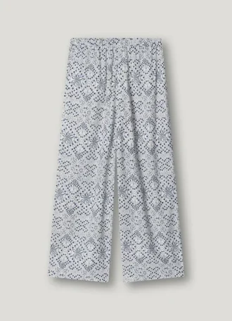 Gerade Hose mit Blumenprint