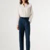 Gerade Hose mit Gürtel Gerade Hose mit Gürtel
