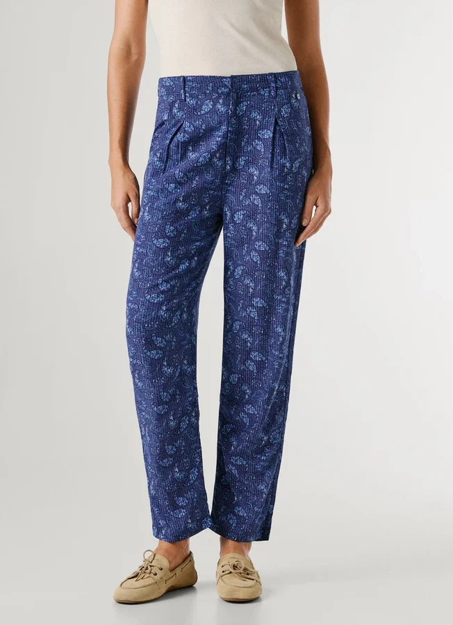Gerade Hose mit Paisley-Print Gerade Hose mit Paisley-Print