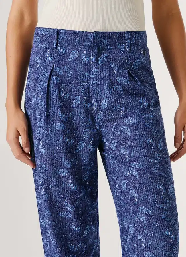 Gerade Hose mit Paisley-Print Gerade Hose mit Paisley-Print