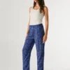 Gerade Hose mit Paisley-Print Gerade Hose mit Paisley-Print