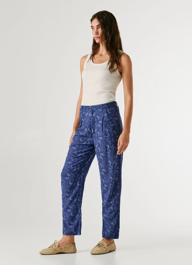 Gerade Hose mit Paisley-Print Gerade Hose mit Paisley-Print