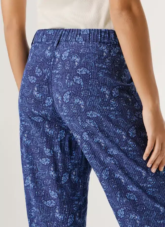 Gerade Hose mit Paisley-Print Gerade Hose mit Paisley-Print