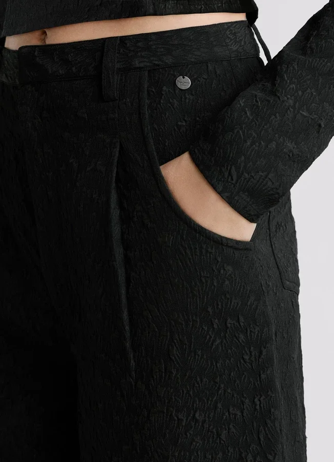 Gerade Jacquard-Hose Gerade Jacquard-Hose