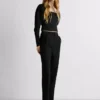 Gerade Jacquard-Hose Gerade Jacquard-Hose