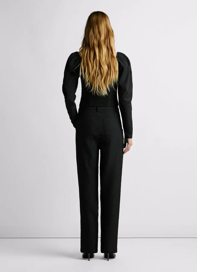 Gerade Jacquard-Hose Gerade Jacquard-Hose