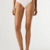 Geripptes Bikini-Höschen Geripptes Bikini-Höschen