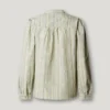 Gestreifte Bluse mit Stehkragen Gestreifte Bluse mit Stehkragen