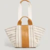 Gestreifte Tasche
