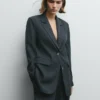 Gestreifter Blazer