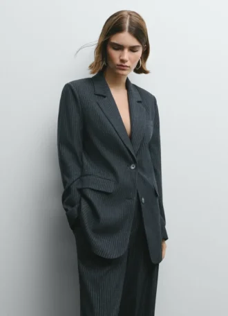 Gestreifter Blazer