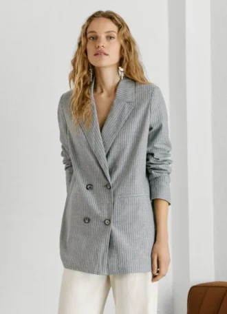 Gestreifter Blazer