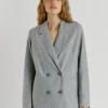 Gestreifter Blazer