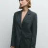 Gestreifter Blazer