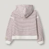 Gestreifter Hoodie