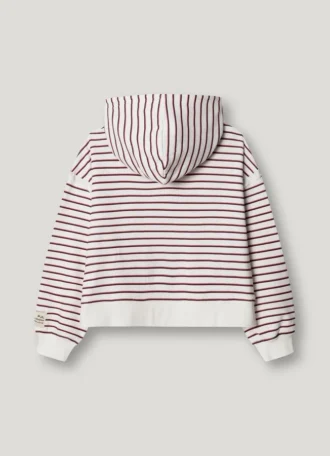 Gestreifter Hoodie
