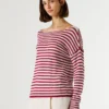 Gestreifter Strickpullover Gestreifter Strickpullover