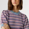 Gestreifter Strickpullover