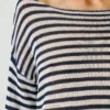 Gestreifter Strickpullover Gestreifter Strickpullover
