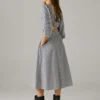 Gestreiftes Maxikleid