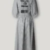 Gestreiftes Maxikleid