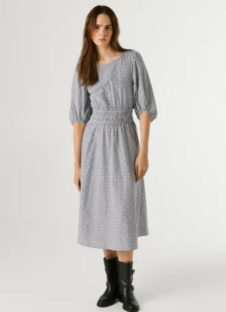 Gestreiftes Maxikleid