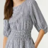 Gestreiftes Maxikleid