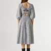 Gestreiftes Maxikleid