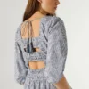 Gestreiftes Maxikleid