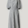 Gestreiftes Maxikleid