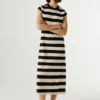 Gestreiftes Midikleid Gestreiftes Midikleid