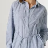Gestreiftes Midikleid