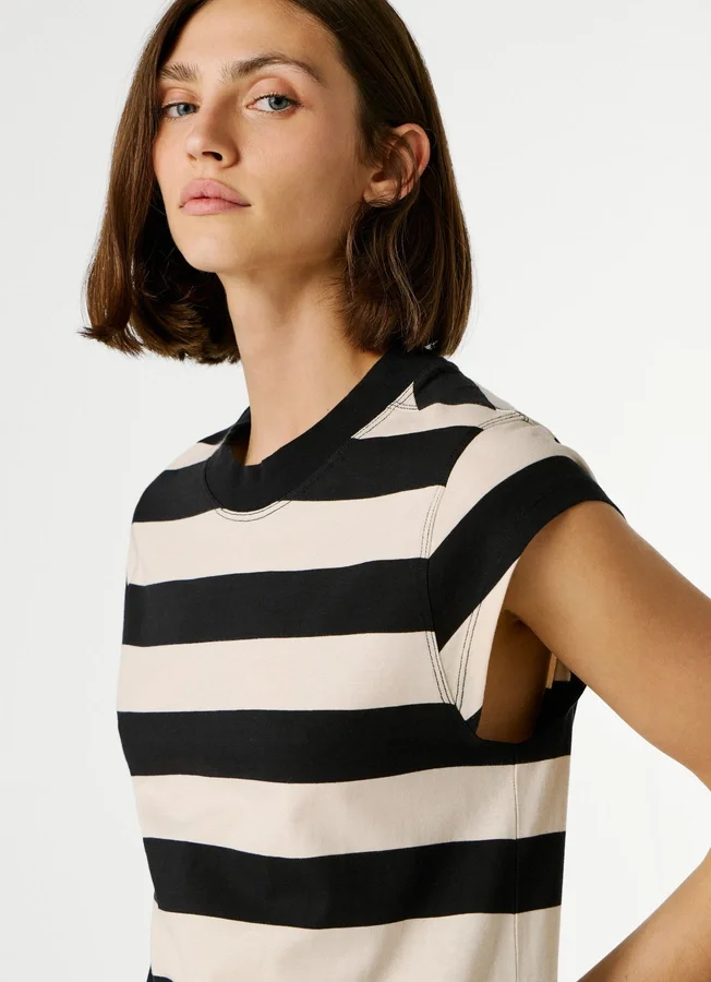 Gestreiftes Midikleid Gestreiftes Midikleid