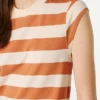 Gestreiftes Midikleid