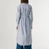 Gestreiftes Midikleid