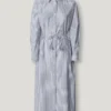 Gestreiftes Midikleid