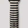 Gestreiftes Midikleid Gestreiftes Midikleid