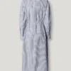 Gestreiftes Midikleid